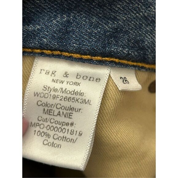 rag & bone Ruth super High-rise Straight size 2 - Picture 9 of 9